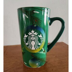 2020 Starbucks Holiday Green Christmas Tree Tall Coffee Mug with Handle 16oz